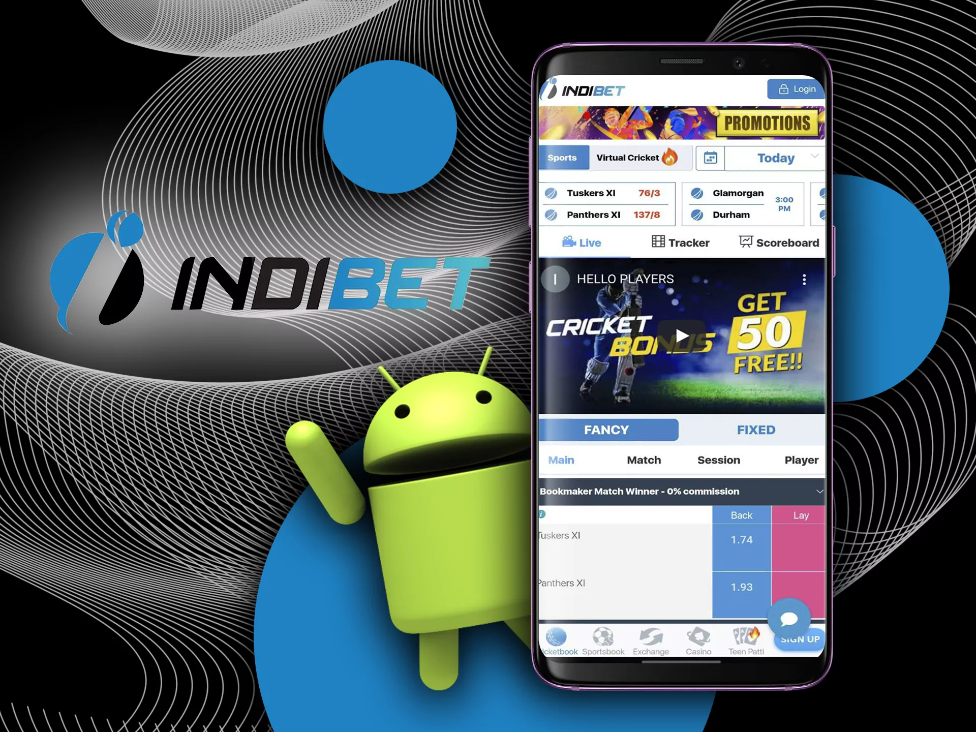 You can register and make a deposit via the mobile app too.